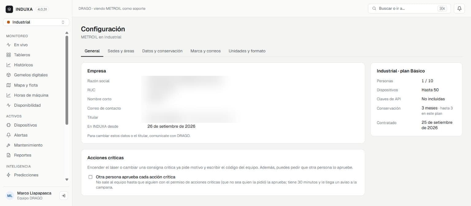 Configuración