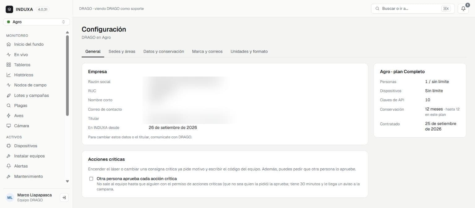 Configuración